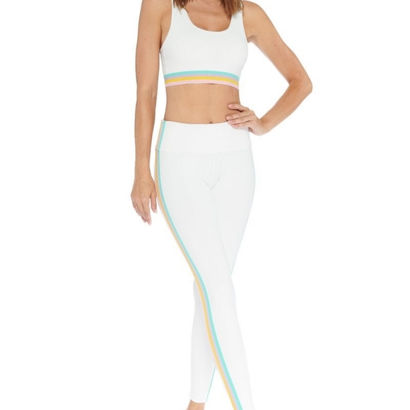 Electric Yoga Elliot Rainbow Stripe Workout Set - Picture 3 of 6